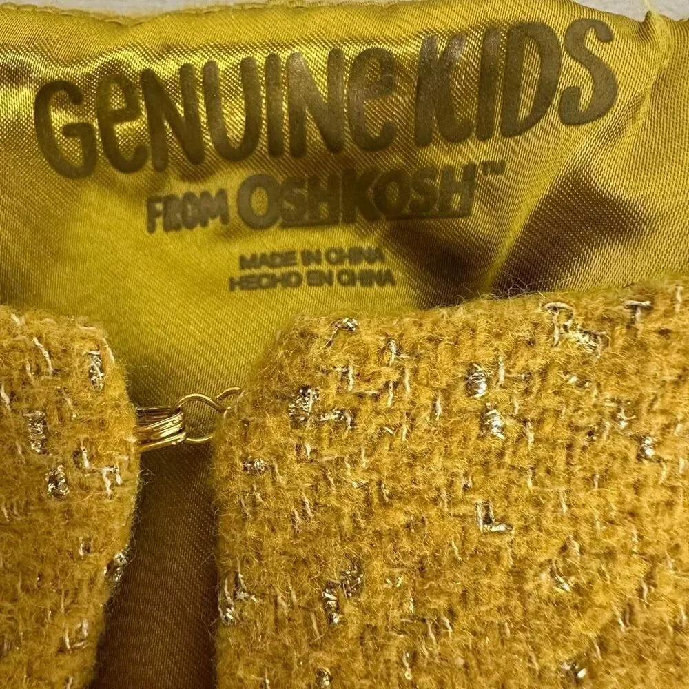 Osh Kosh Genuine Kids Mustard Cape size 4T